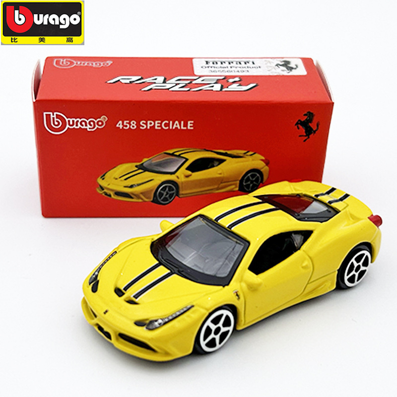 Metal Alloy 1:64 Racing Car Model for Bugatti Porsche 911 Ferrari SF90 Netby