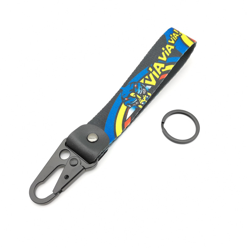 Motorbike Logo Emblem Bagde Eagle Buckle Wrist Strap Keychain Keyring Netby