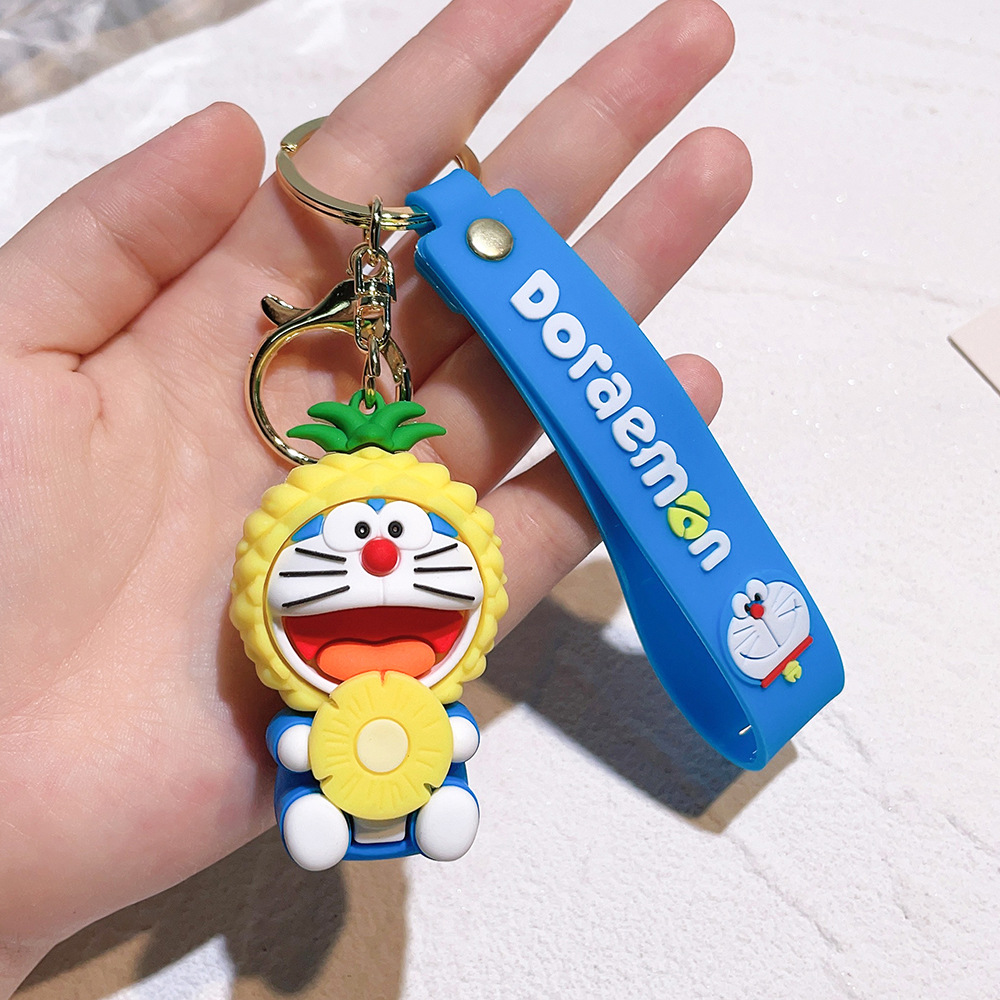 Animation Fruit Doraemon Keychain Keyring Netby