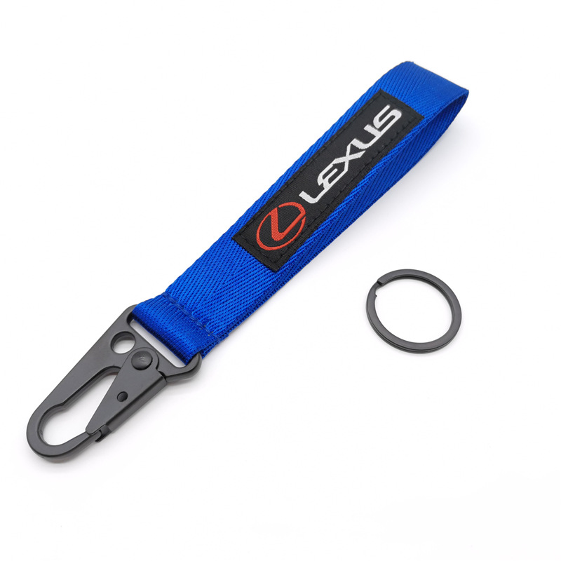 Car Logo Emblem Wrist Strap Keychain Keyring Keyfob for Honda Toyota Nissan Mitsubishi Netby