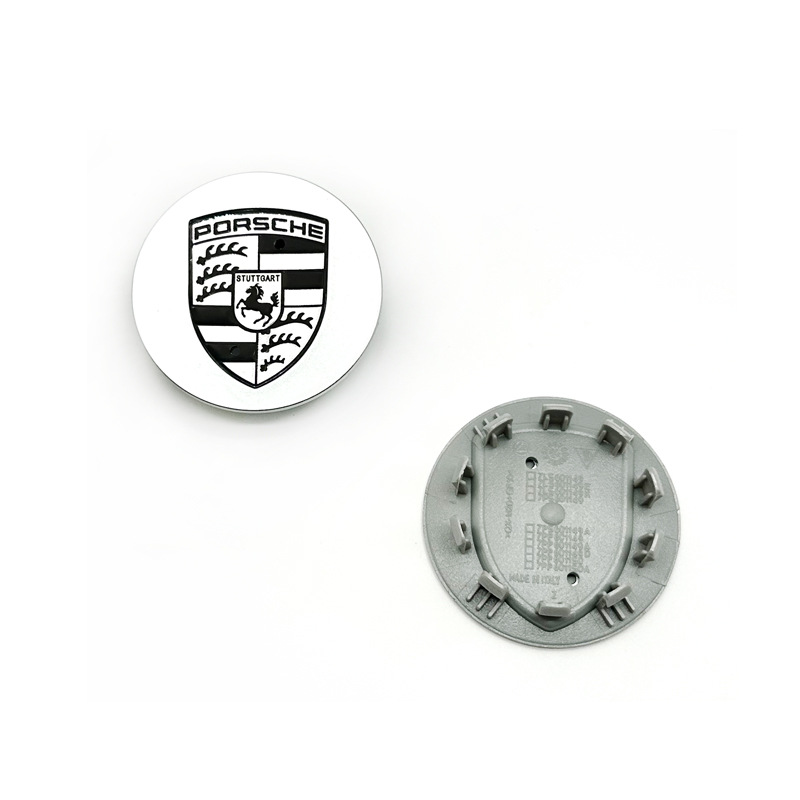 ABS Car Wheel Center Cap Emblem Badge for Porsche Macan Cayenne Panamera 911 718 Netby