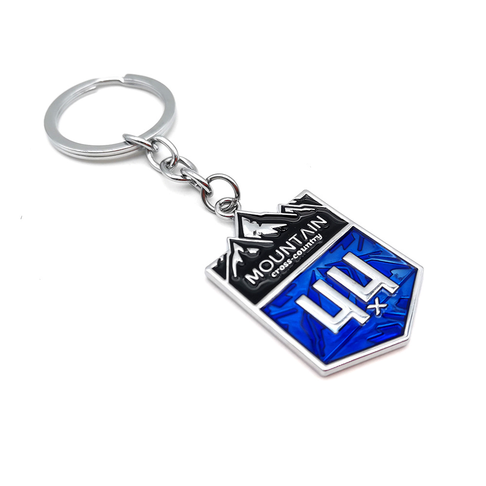 Metal Jeep 4x4 Moutain Cross Country Shield Car Keychain Keyring Keyfob Netby