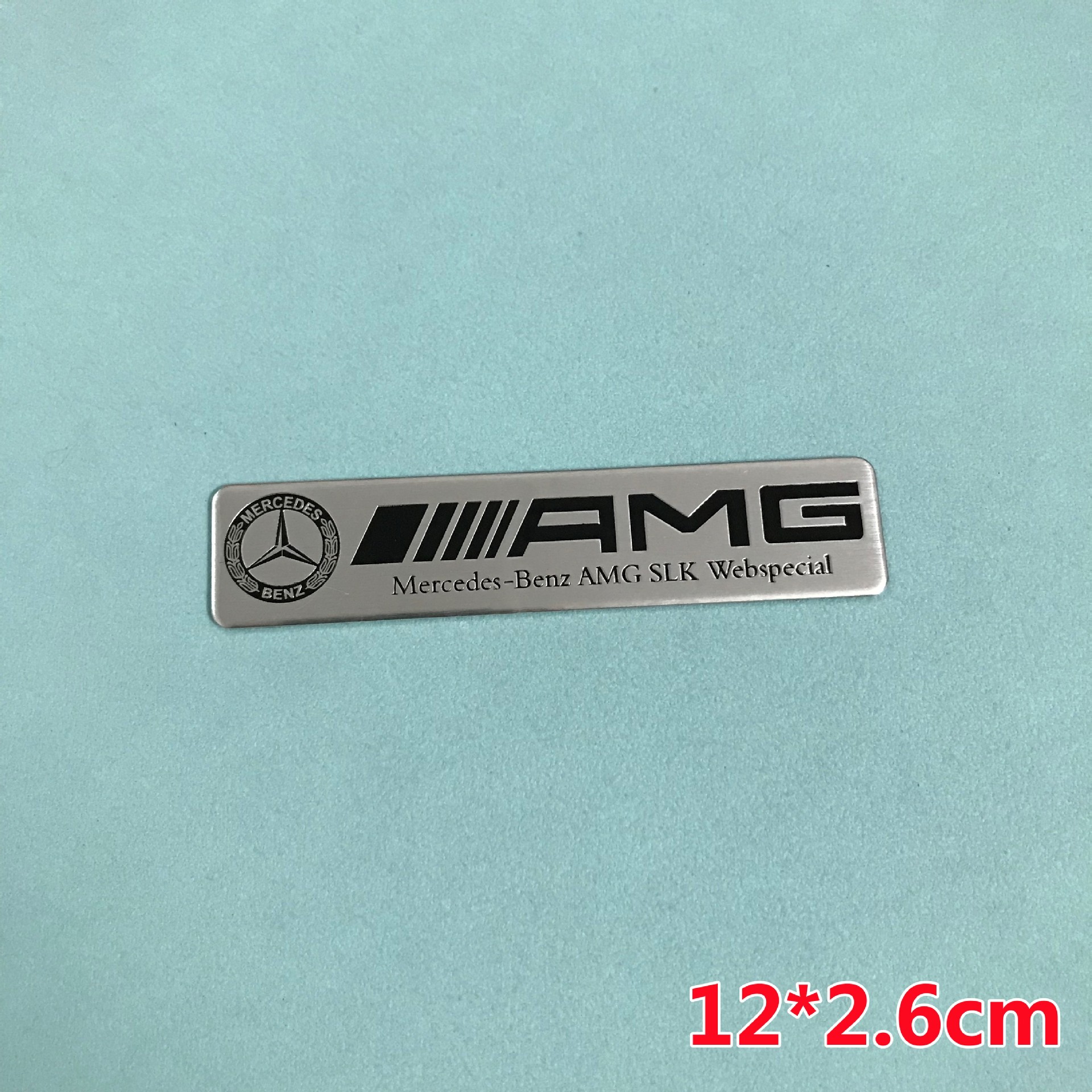 Aluminum Alloy Car Sticker for Mercedes Benz AMG BRABUS Lorinser Carlsson Netby