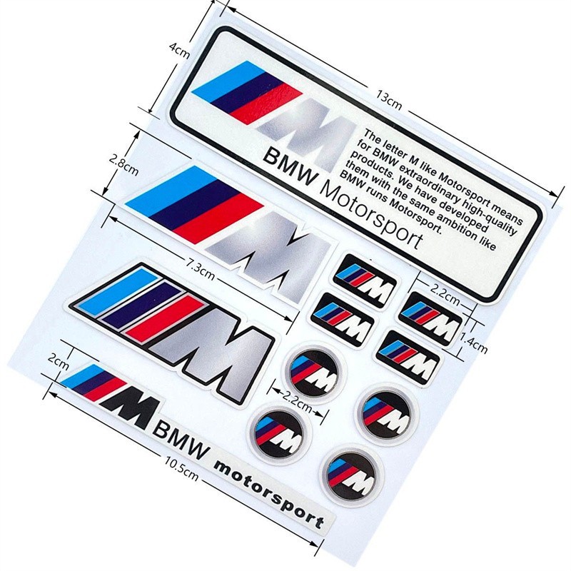 Motorcycle Motorbike Anti Water Sticker for BMW M Power Motorrad GS Netby