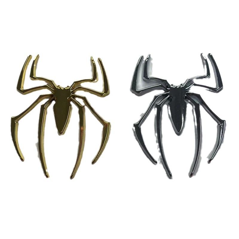 Metal Spider Car Sticker Netby