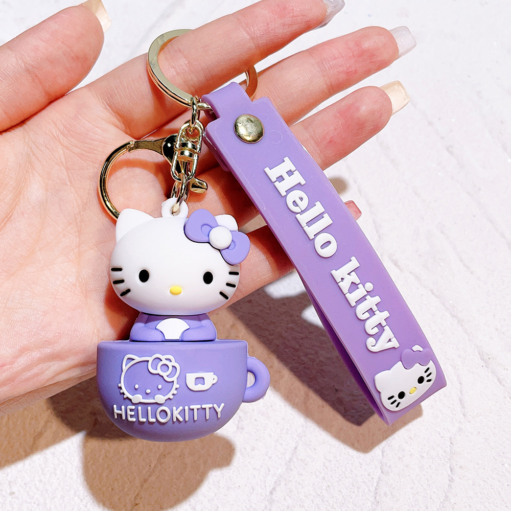 Animation HELLO KITTY Keychain Keyring Netby