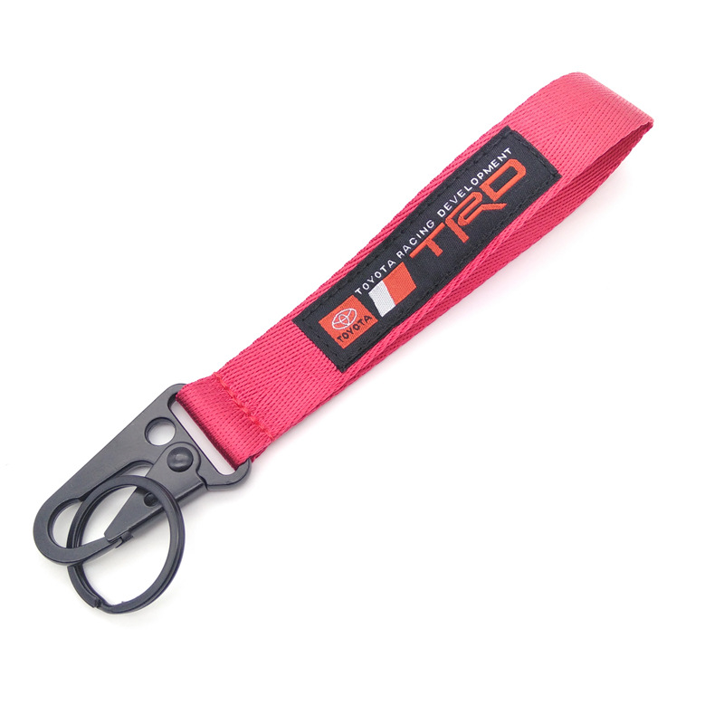 Car Logo Wrist Strap Keyring Keychain Keyfob TRD MUGEN Nismo Ralliart Netby