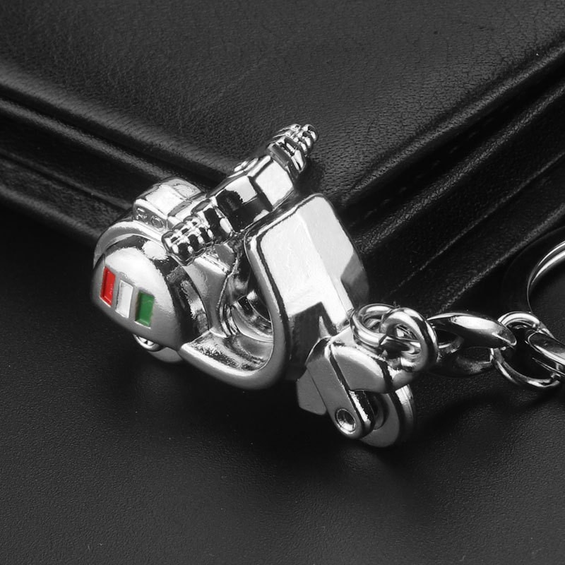 Metal Creative Motorbike Keychain Keyring Keyfob With Italy Flag Netby