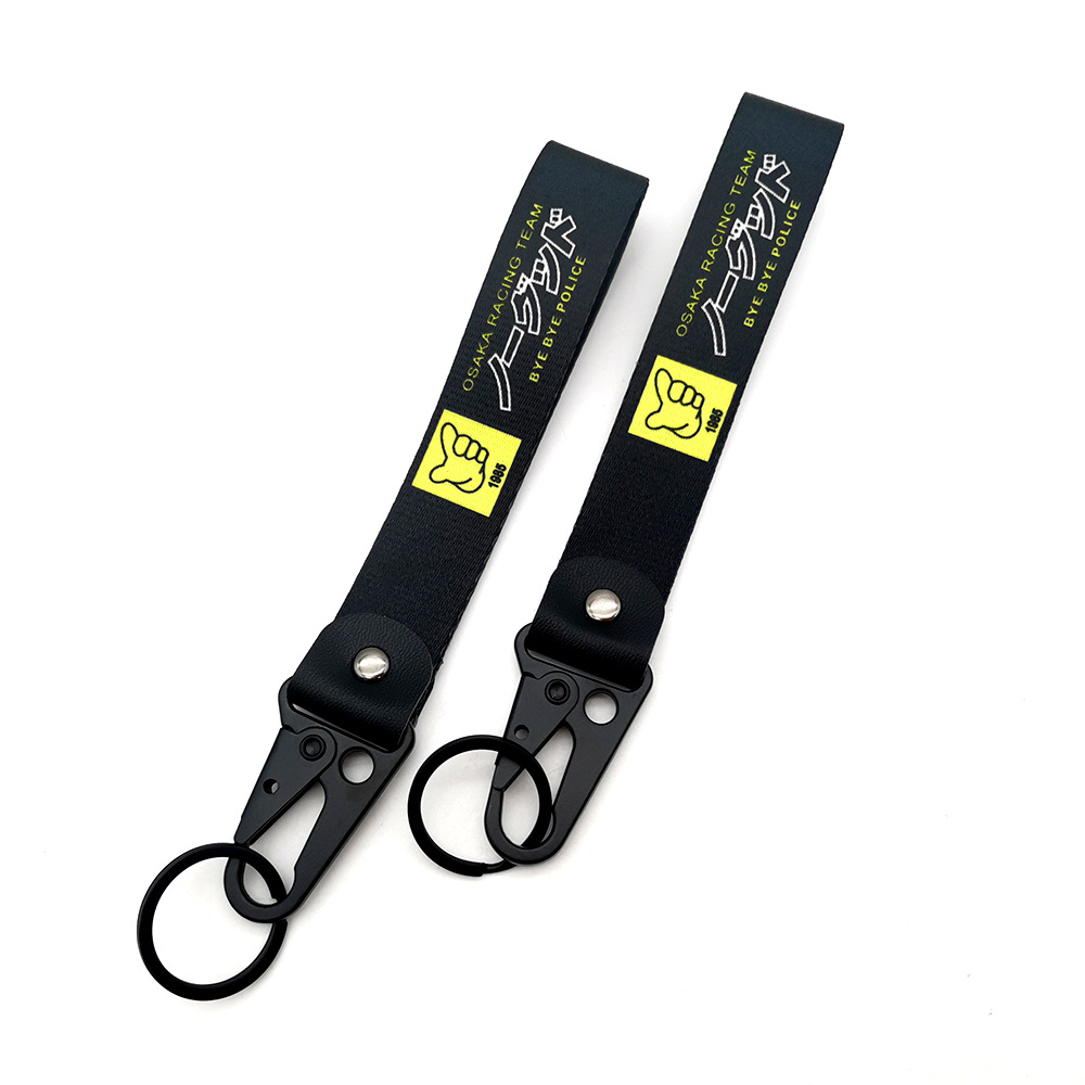 Motorbike Keyring Keychain Keyfob Eagle Buckle Wrist Strap Netby