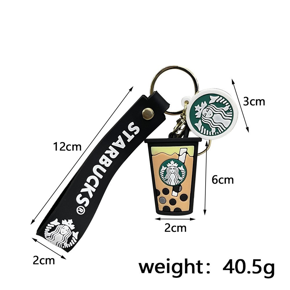 Creative STARBUCKS Bear Coffee Cup Keychain Keyring Netby