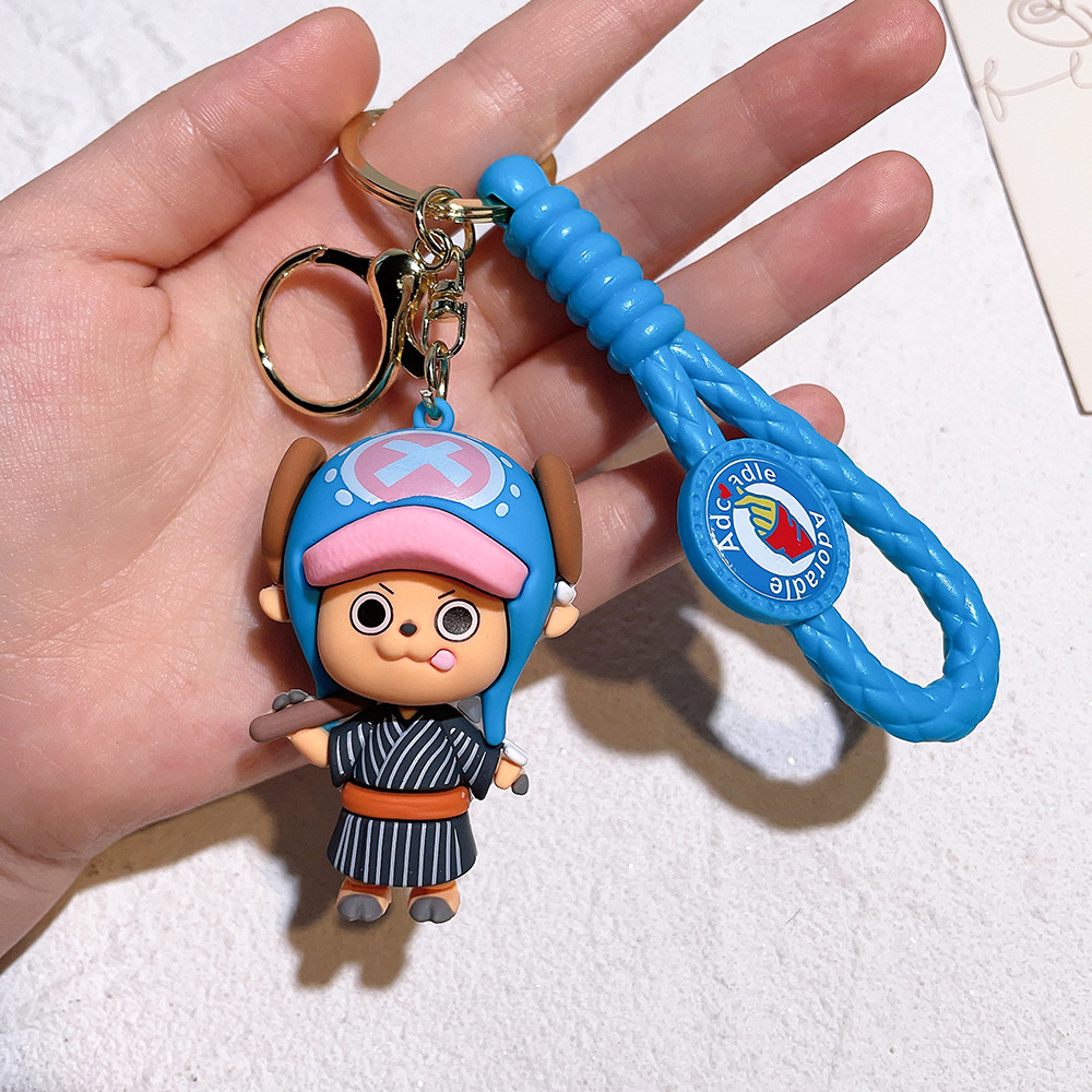 PVC Animation One Piece Keychain Keyring Netby