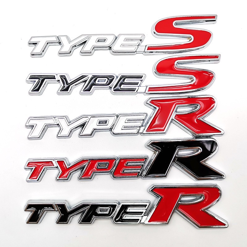 Metal TYPES TYPER Emblem Badge for HONDA Netby