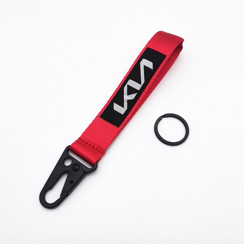Car Logo Emblem Wrist Strap Keychain Keyring Keyfob for Honda Toyota Nissan Mitsubishi Netby