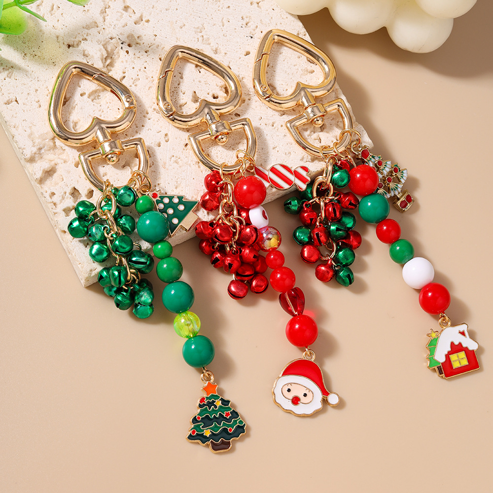 Love Heart Festival Christmas Keychain Keyring Netby