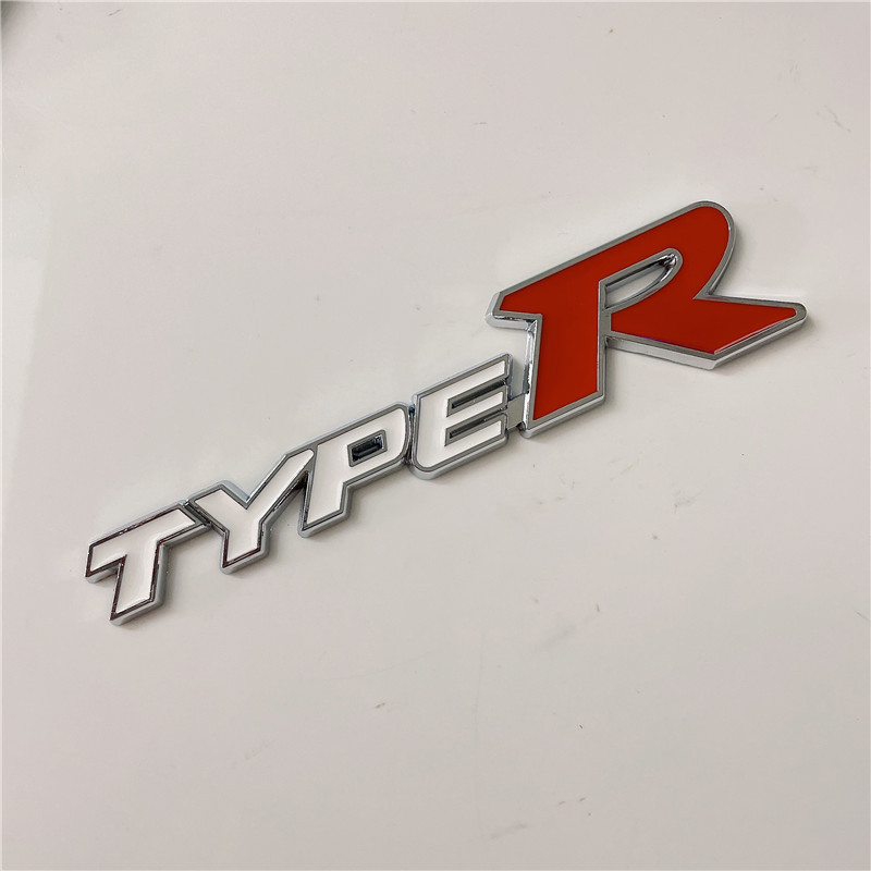 Metal TYPER TYPES Car Emblem Badge for Honda Netby