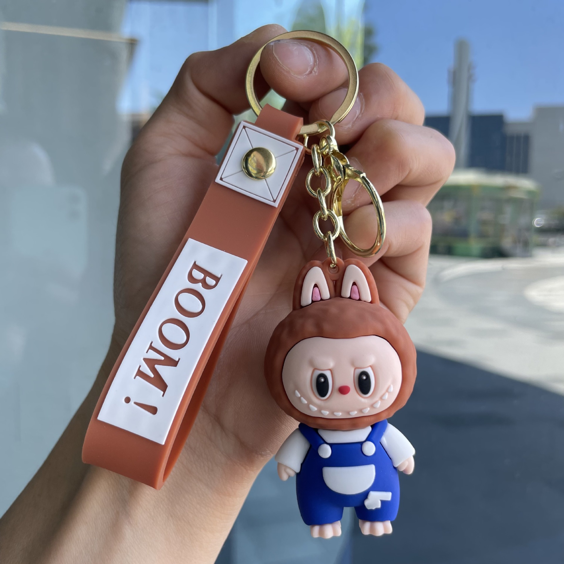 POPMART LABUBU Keychain Keyring Netby