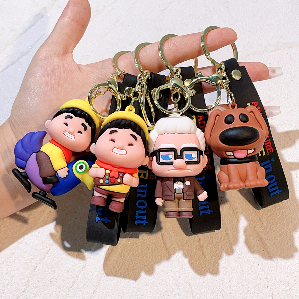 Animation UP Keychain Keyring FLYING HOUSE Netby