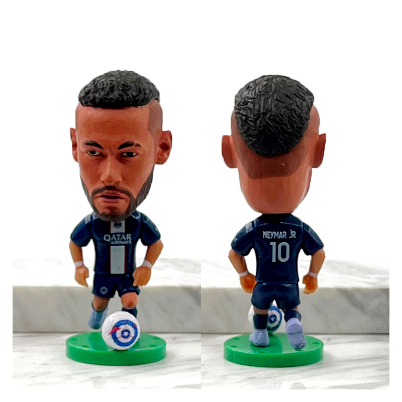 Messi Cristiano Ronaldo Football Star figurines De Bruyne Van Dijk Sterling Mora Neymar Ornament Netby