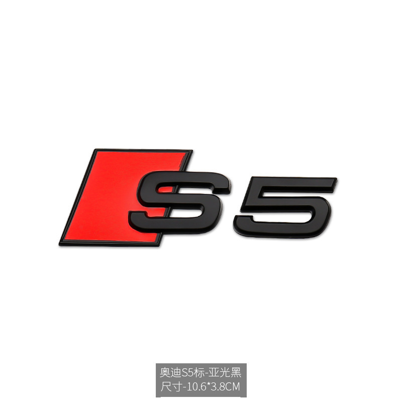 Car Badge Emblem for Audi RS3 RS4 RS5 RS6 RS7 S3 S4 S5 S6 S7 S8 Netby 