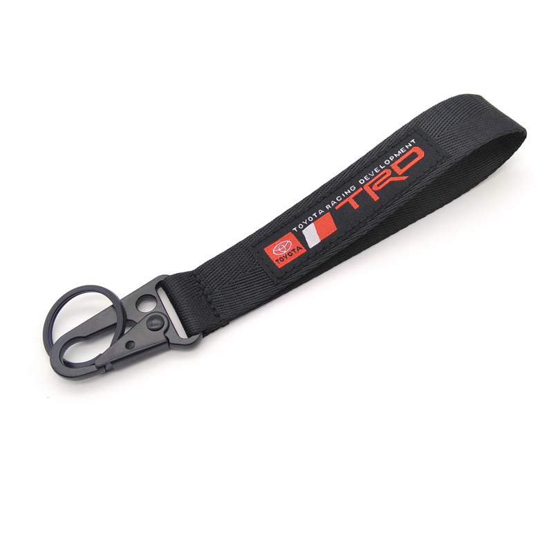 Car Logo Wrist Strap Keyring Keychain Keyfob TRD MUGEN Nismo Ralliart Netby