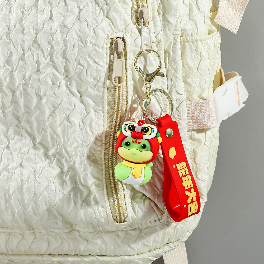 Lovely Chinese Zodiac Signs Snake Keychain Keyring Animal Netby