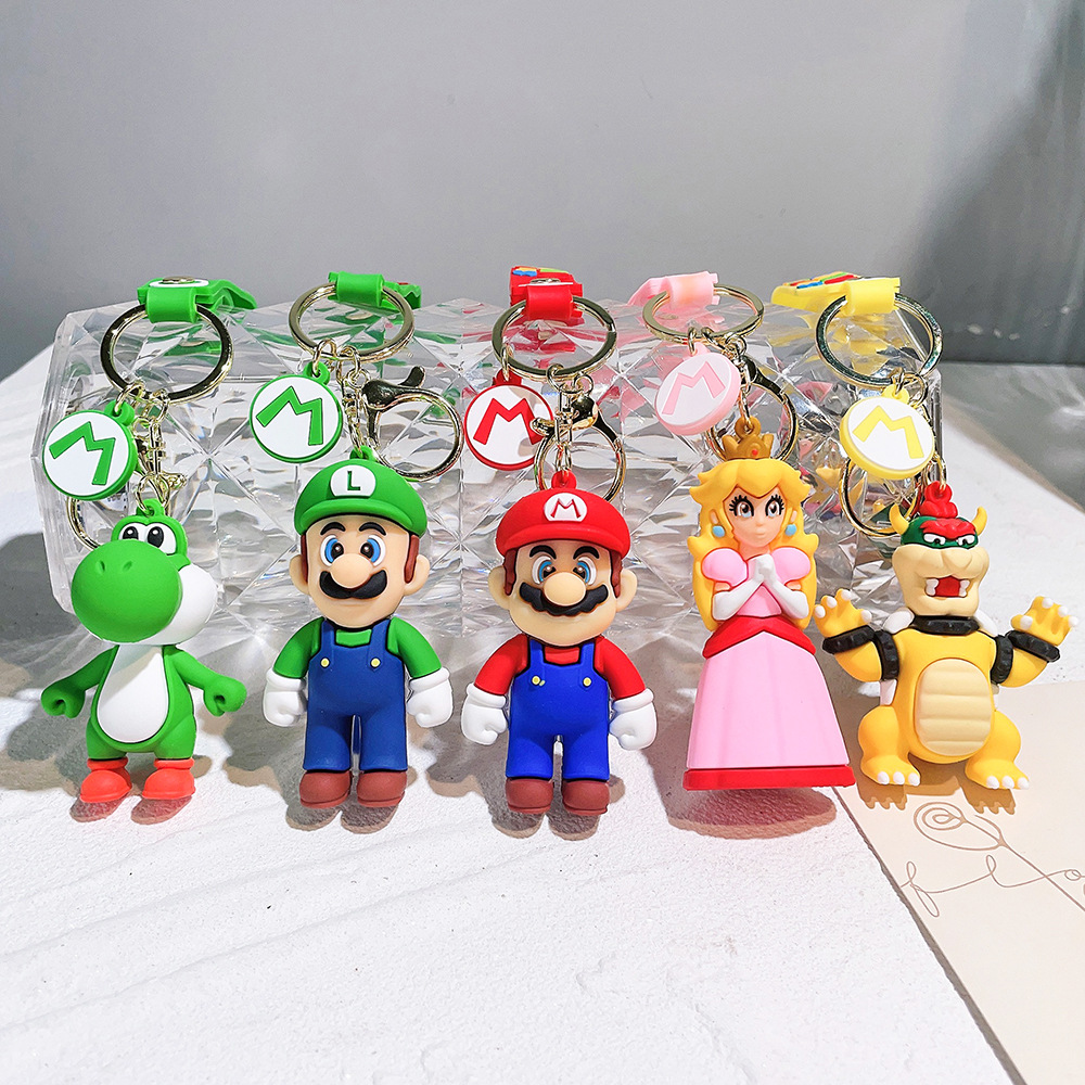 Video Game Super Mario Keychain Keyring Netby