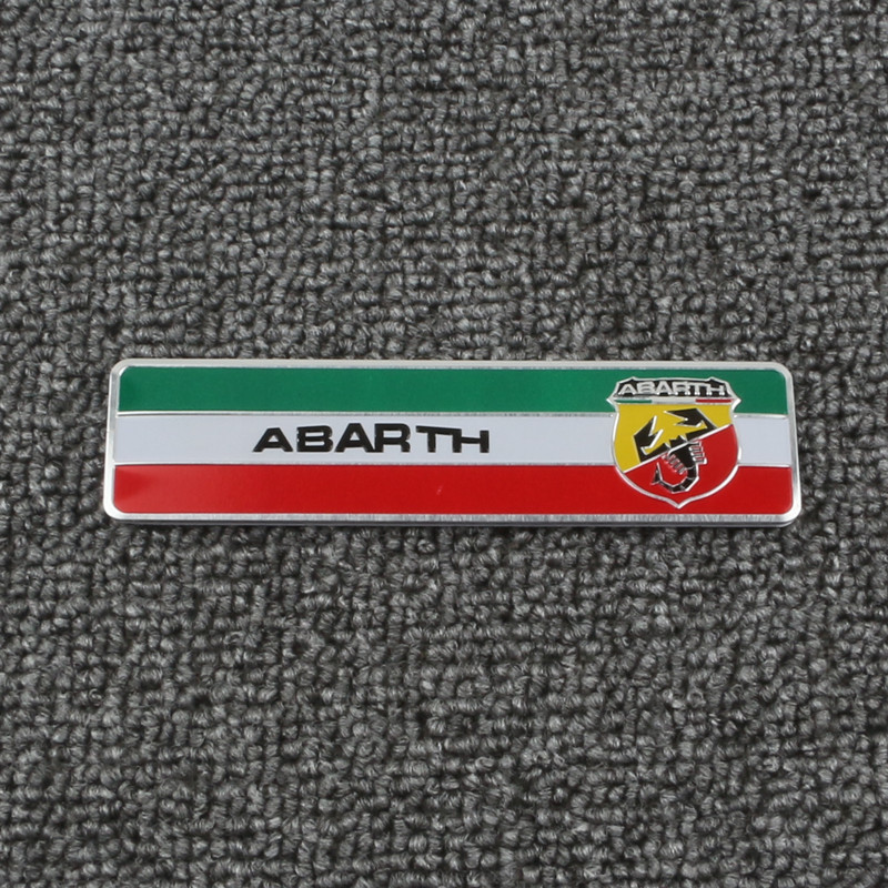 Aluminium Alloy Abarth Car Body Styling Sticker Netby