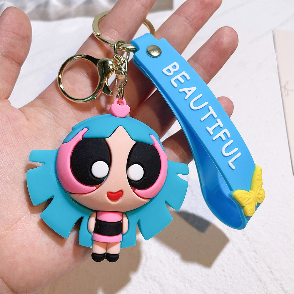 Animation The Powerpuff Girls Keychain Keyring Netby