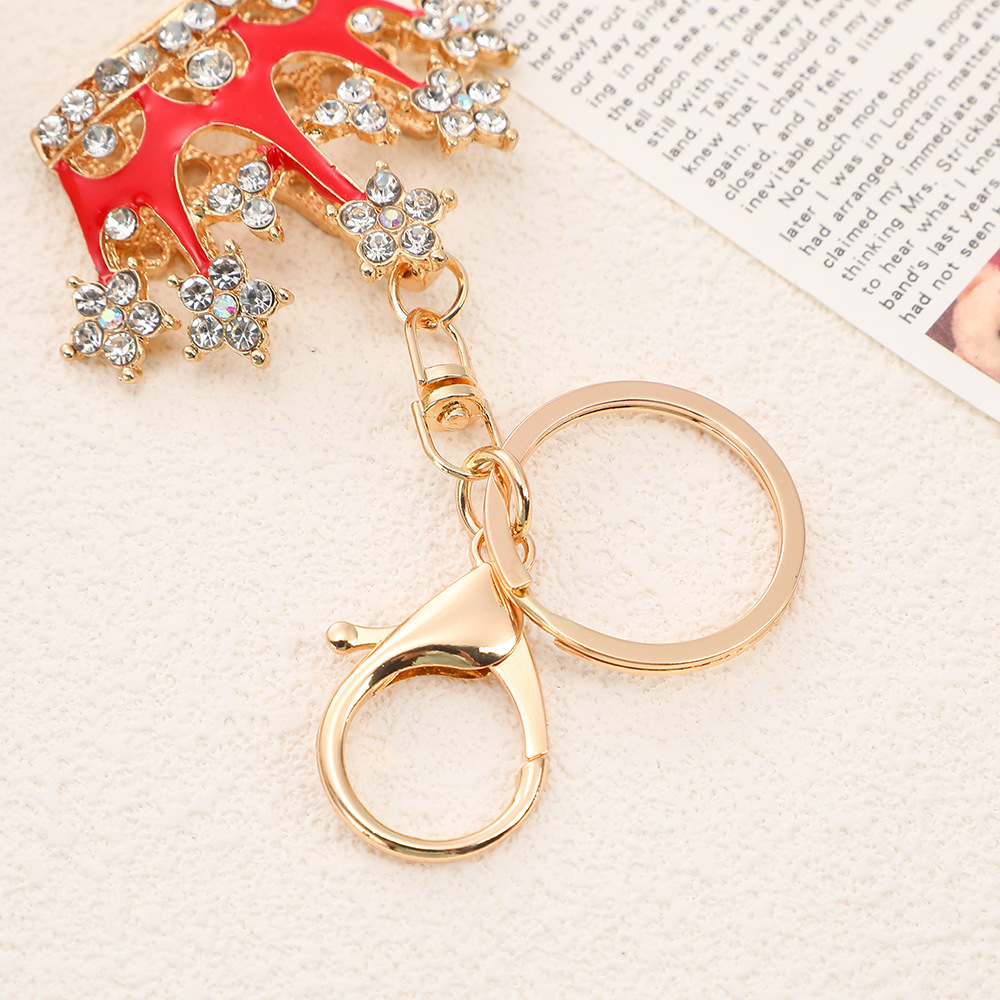Rhinestone Crown Keychain Keyring Netby
