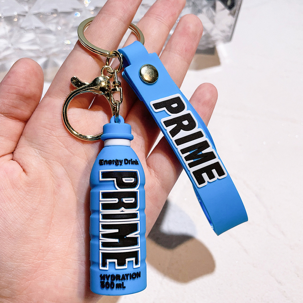 PVC PRIME Energy Drink Bottle Keychain Keyring Outdoor Sports Game Netby