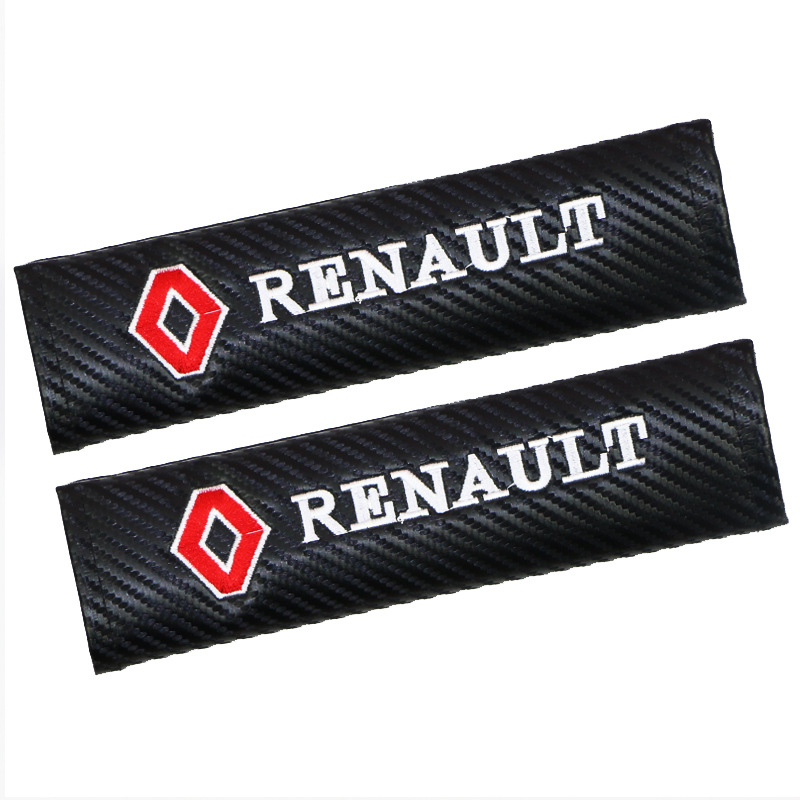 Carbon Fiber Style Car Seat Belt Cover for Audi Benz BMW Corvette VW SKODA Alfa Romeo Netby