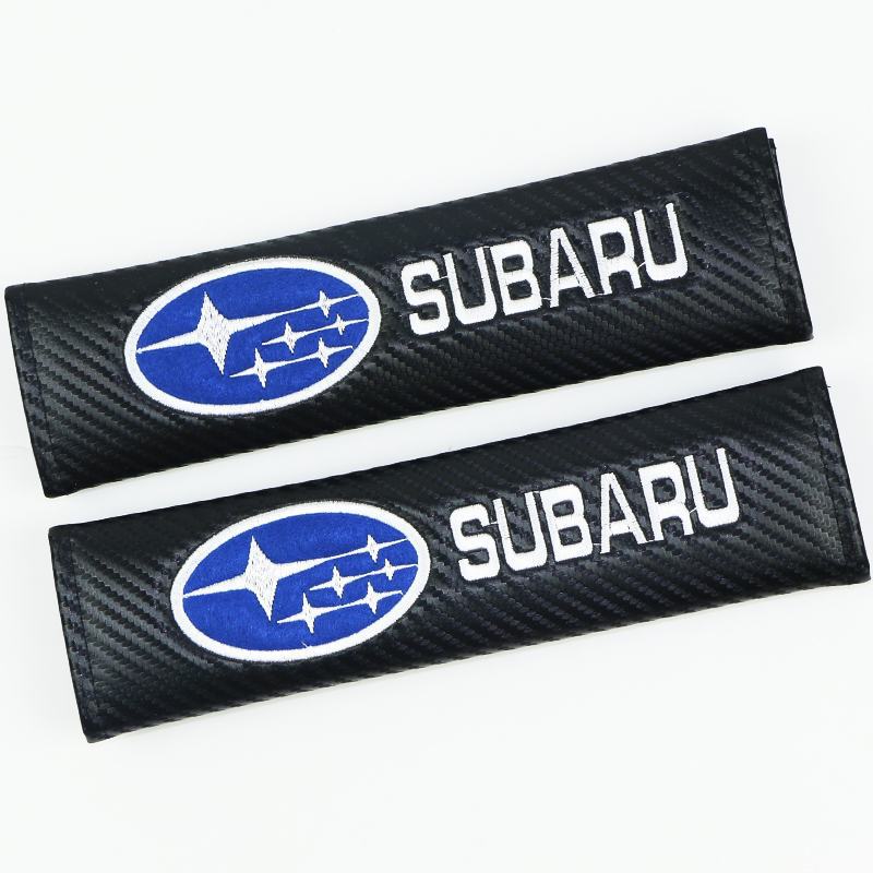 Carbon Fiber Style Car Seat Belt Cover for Audi Benz BMW Corvette VW SKODA Alfa Romeo Netby