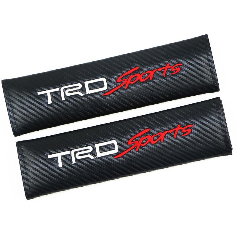 Carbon Fiber Style Car Seat Belt Cover for Audi Benz BMW Corvette VW SKODA Alfa Romeo Netby