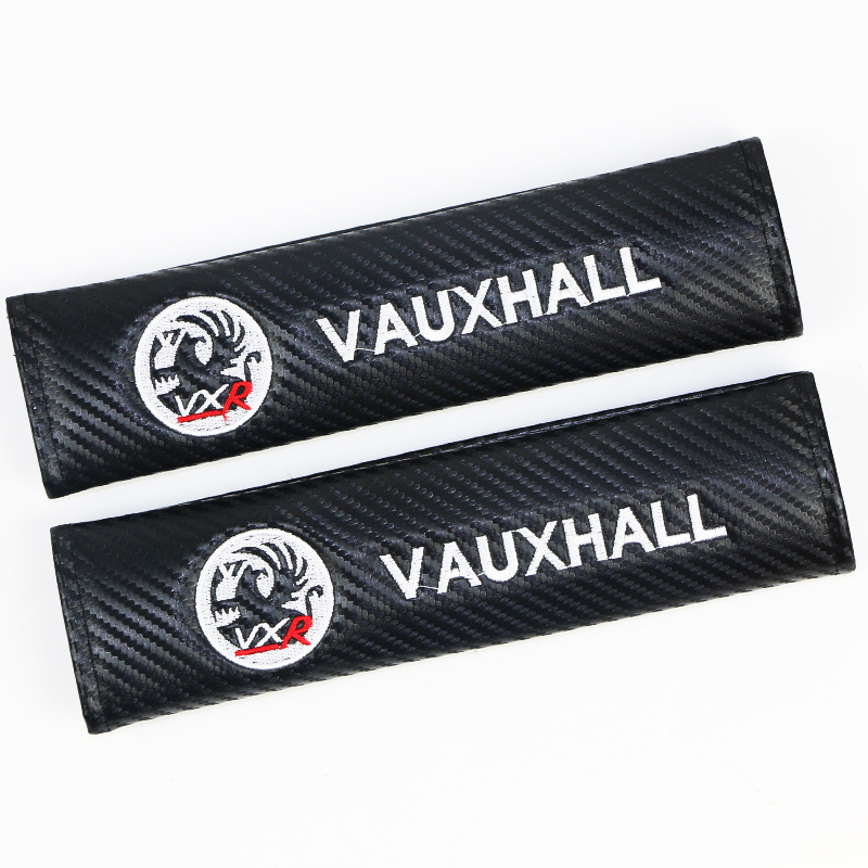 Carbon Fiber Style Car Seat Belt Cover for Audi Benz BMW Corvette VW SKODA Alfa Romeo Netby