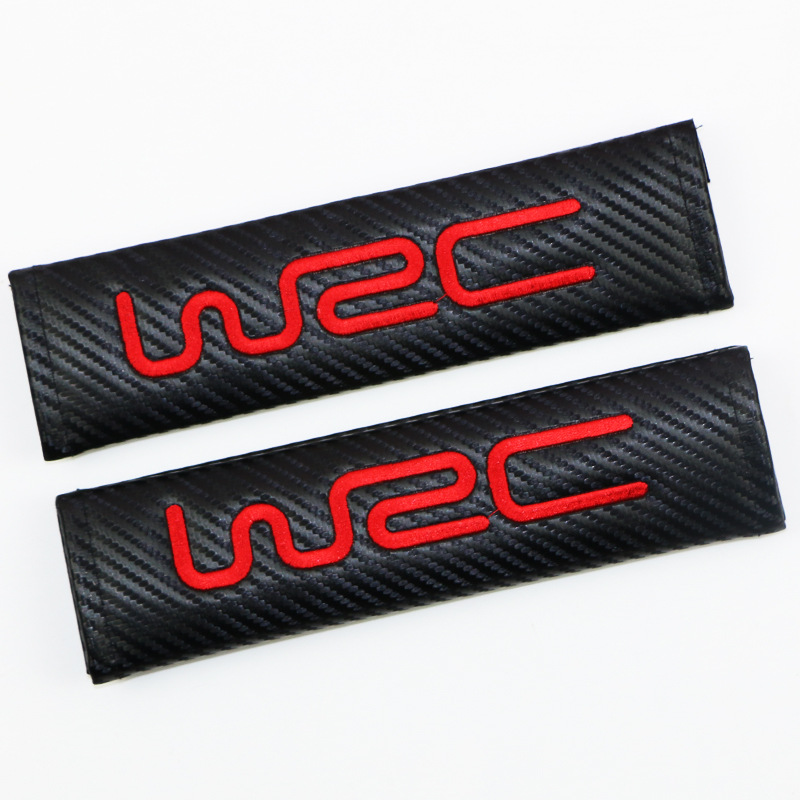 Carbon Fiber Style Car Seat Belt Cover for Audi Benz BMW Corvette VW SKODA Alfa Romeo Netby