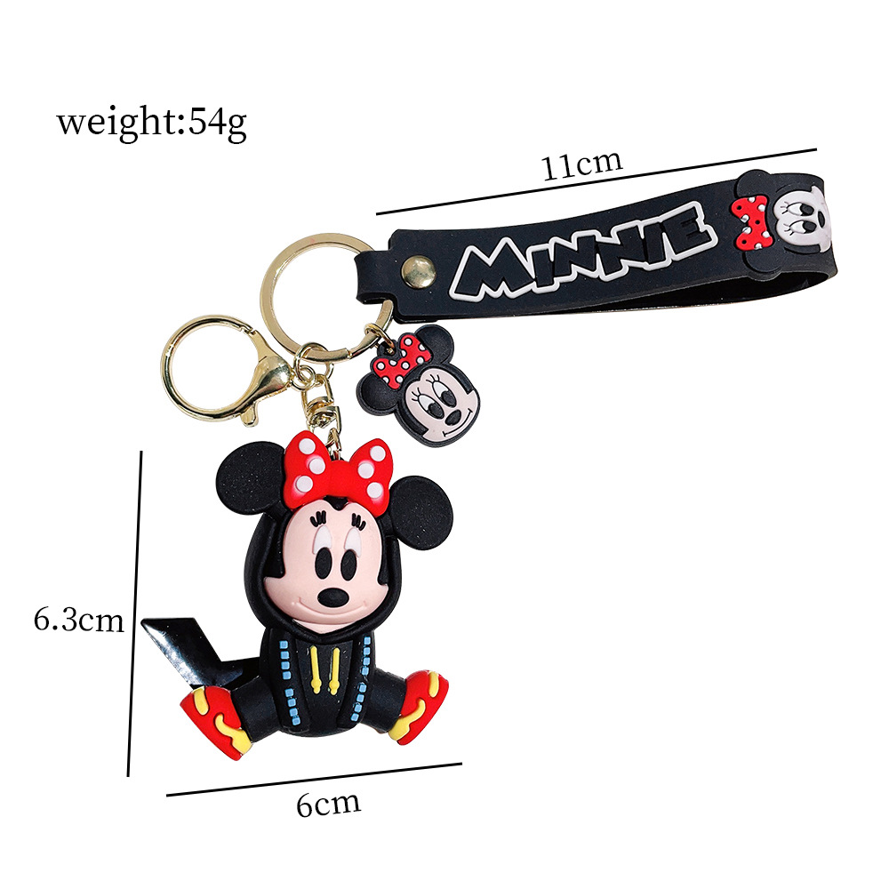 Animation Mickey Mouse Minnie Keychain Keyring Netby