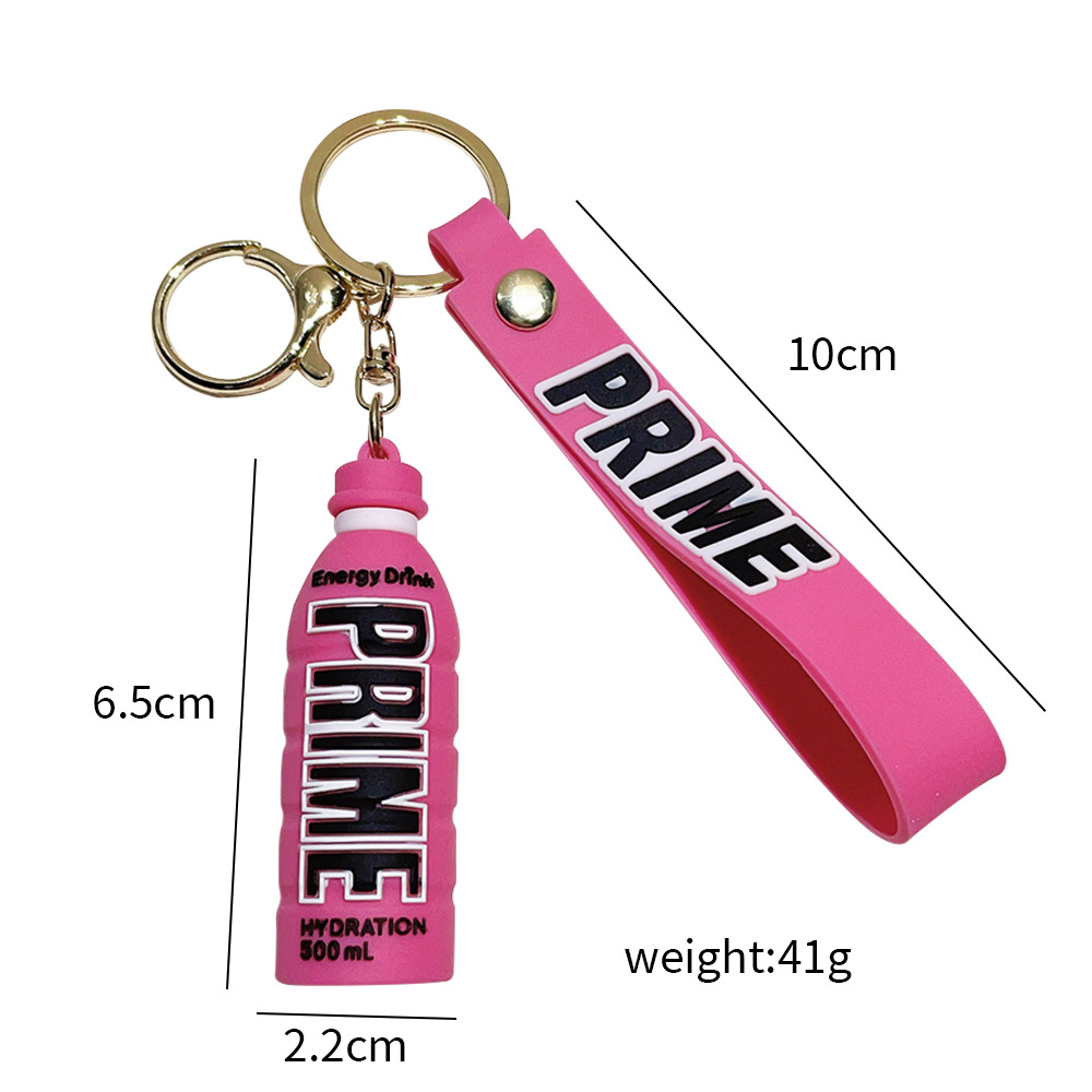 PVC PRIME Energy Drink Bottle Keychain Keyring Outdoor Sports Game Netby