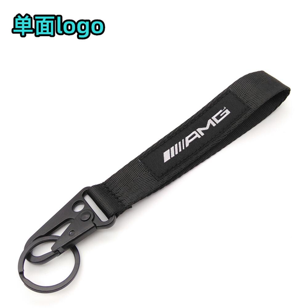 MERCEDES BENZ AMG Eagle Buckle Keyring Keychain Keyfob Wrist Strap Netby