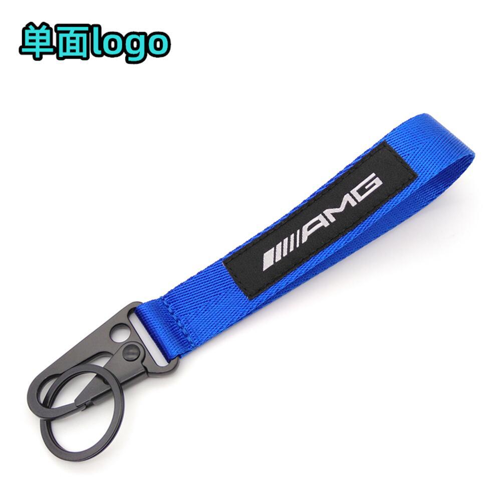 MERCEDES BENZ AMG Eagle Buckle Keyring Keychain Keyfob Wrist Strap Netby