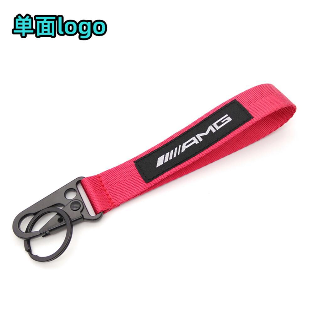 MERCEDES BENZ AMG Eagle Buckle Keyring Keychain Keyfob Wrist Strap Netby