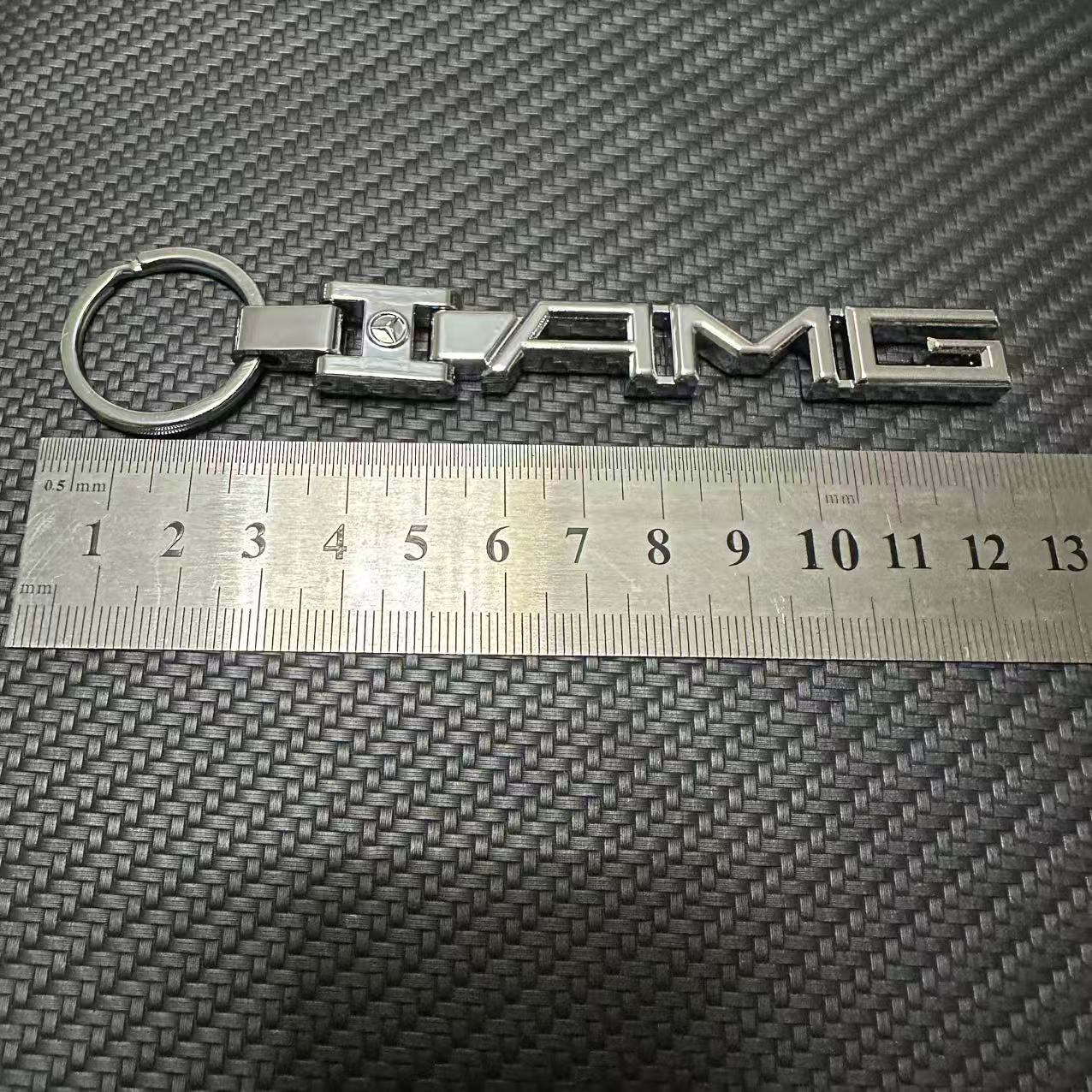 Metal Car Logo Keychain Logo Keyring Keyfob for Mercedes Benz A B C E R S GL ML CLA CLS GLA GLB GLC GLE GLK GLS SLK AMG Netby