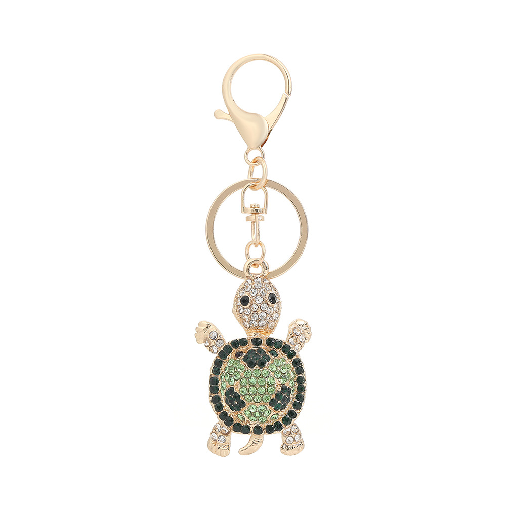 Colorful Turtle Rhinestone Keychain Keyring Netby