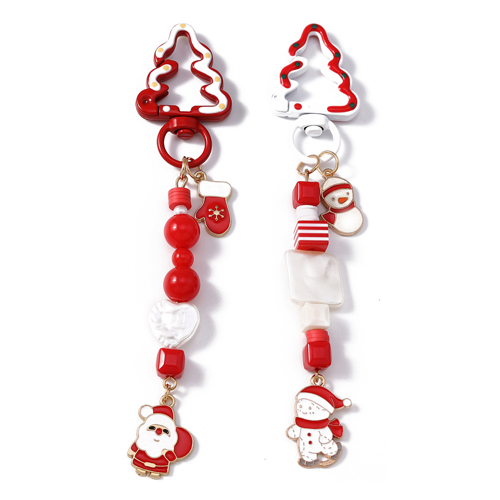 Snowman Festival Christmas Keychain Keyring Netby