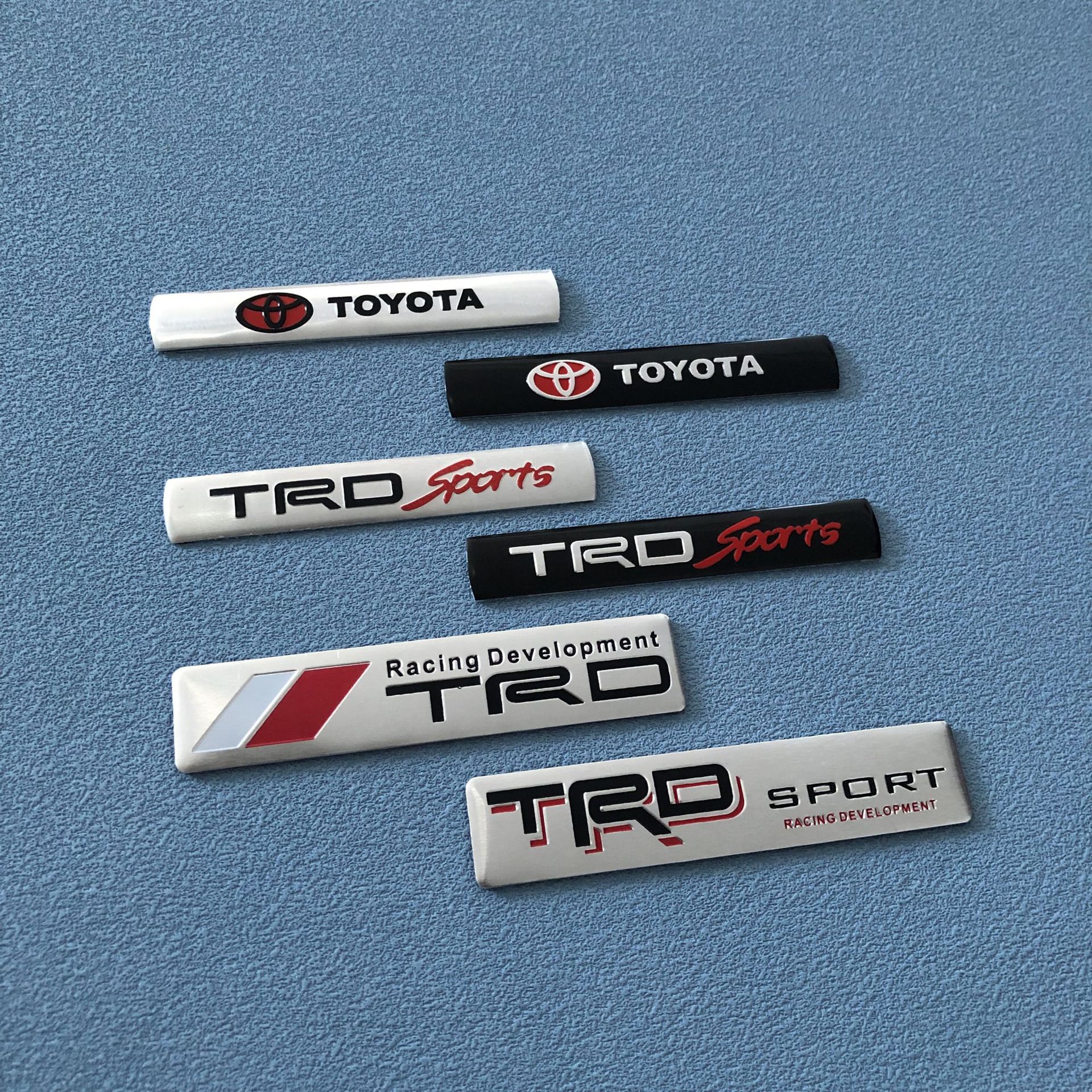 Aluminum Alloy Car Sticker for TOYOTA TRD Netby