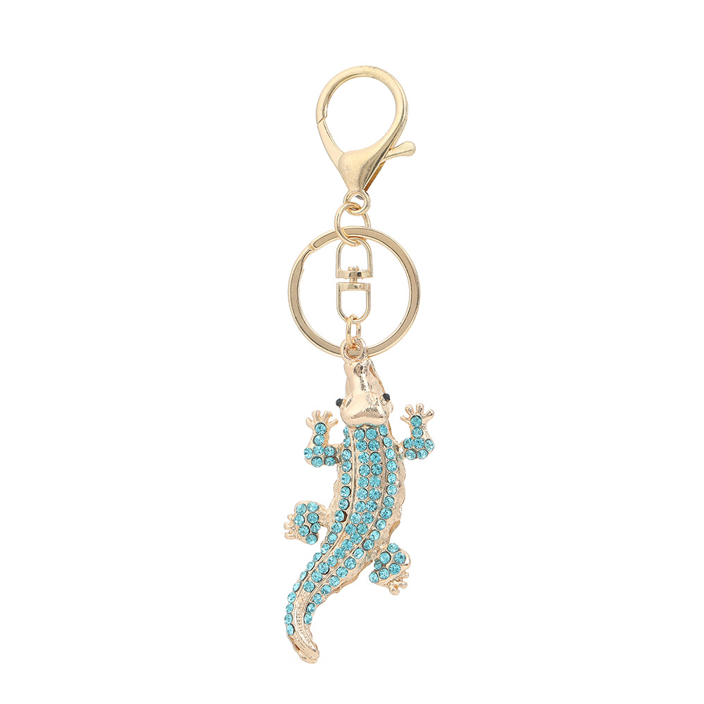Crocodile Rhinestone Keychain Keyring Netby