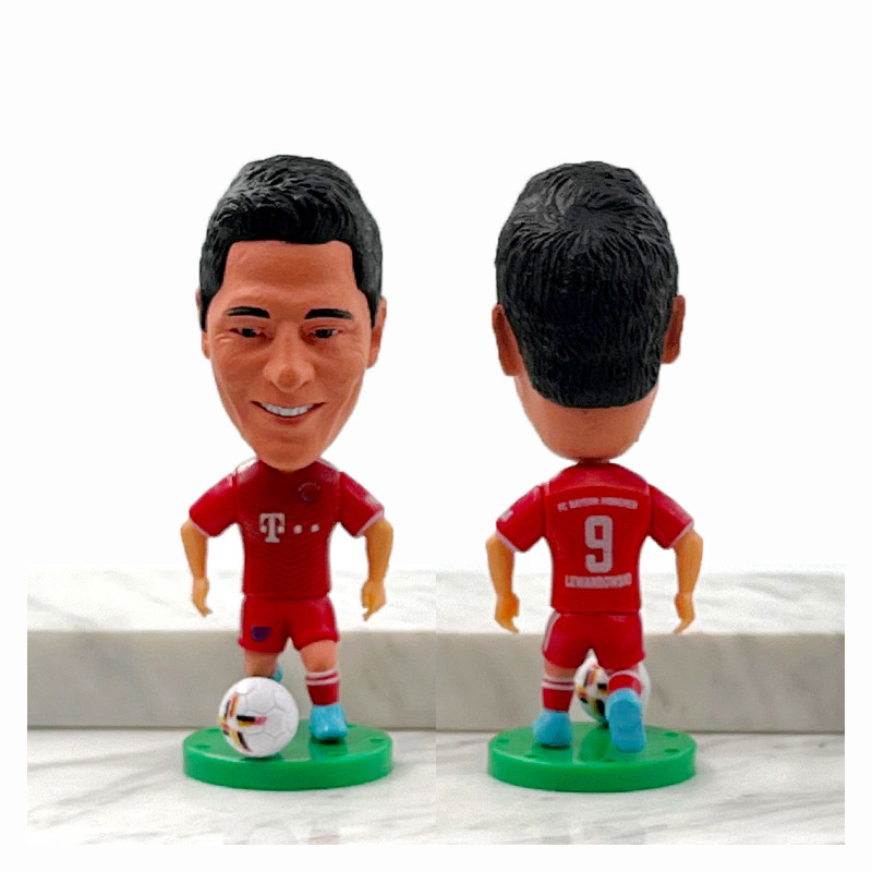 Messi Cristiano Ronaldo Football Star figurines De Bruyne Van Dijk Sterling Mora Neymar Ornament Netby