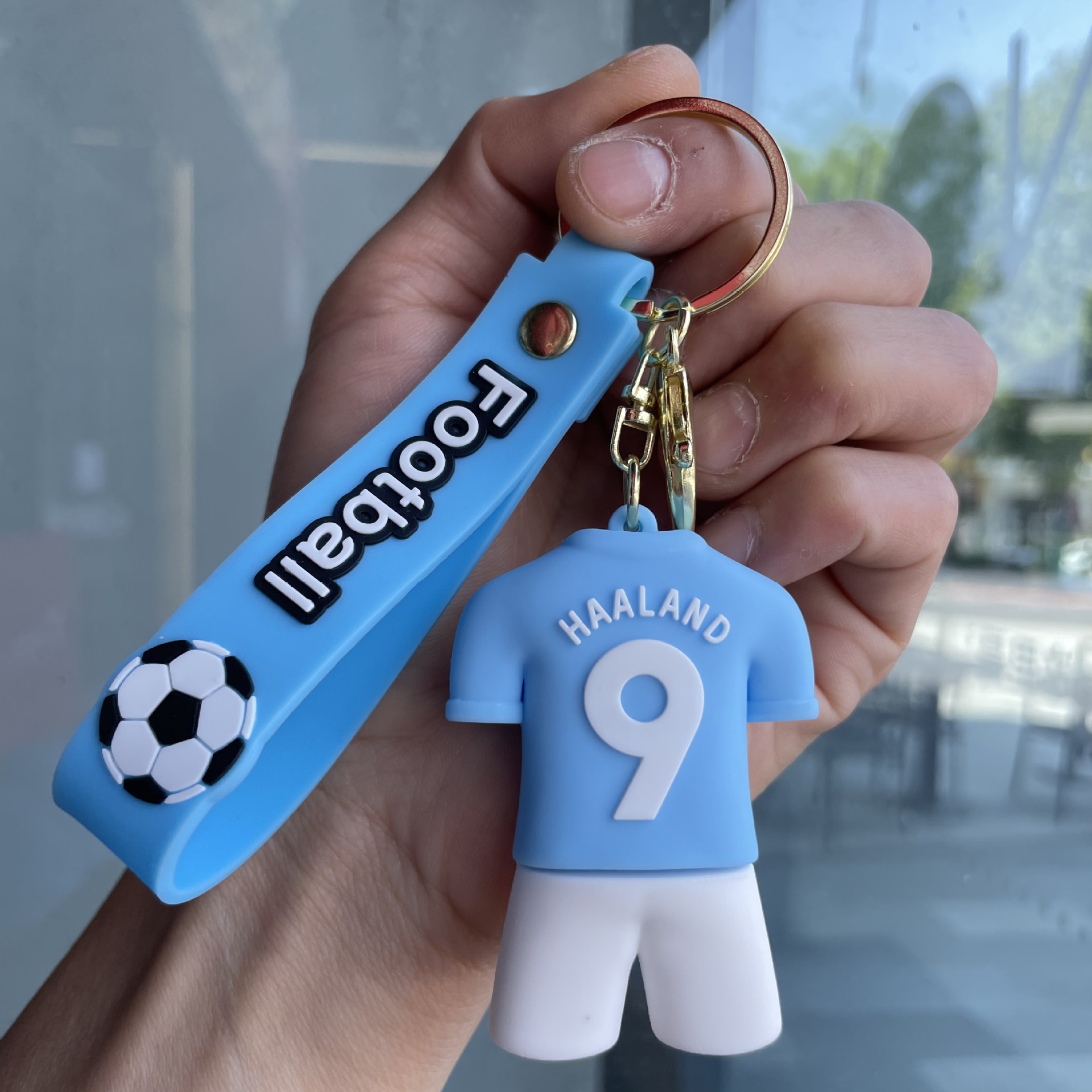 Silicon Sports Game Football Soccer Star Jerseys Keychain Keyring Netby