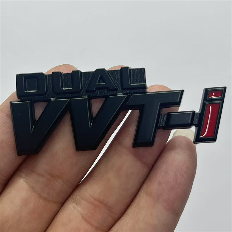 Metal DUAL VVT-i VVTI Car Emblem Badge for TOYOTA Netby