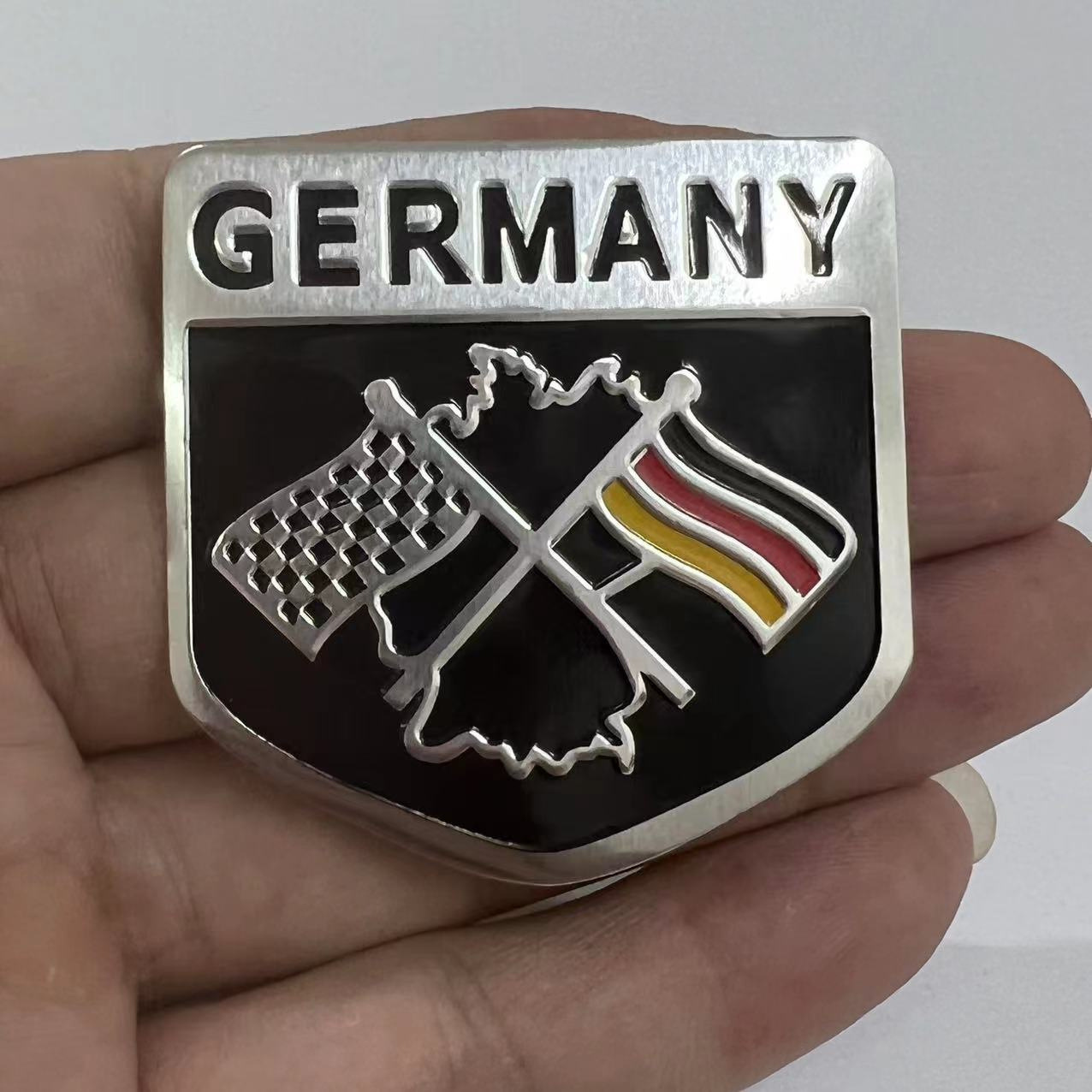 Alloy Germany National Flag Car Sticker