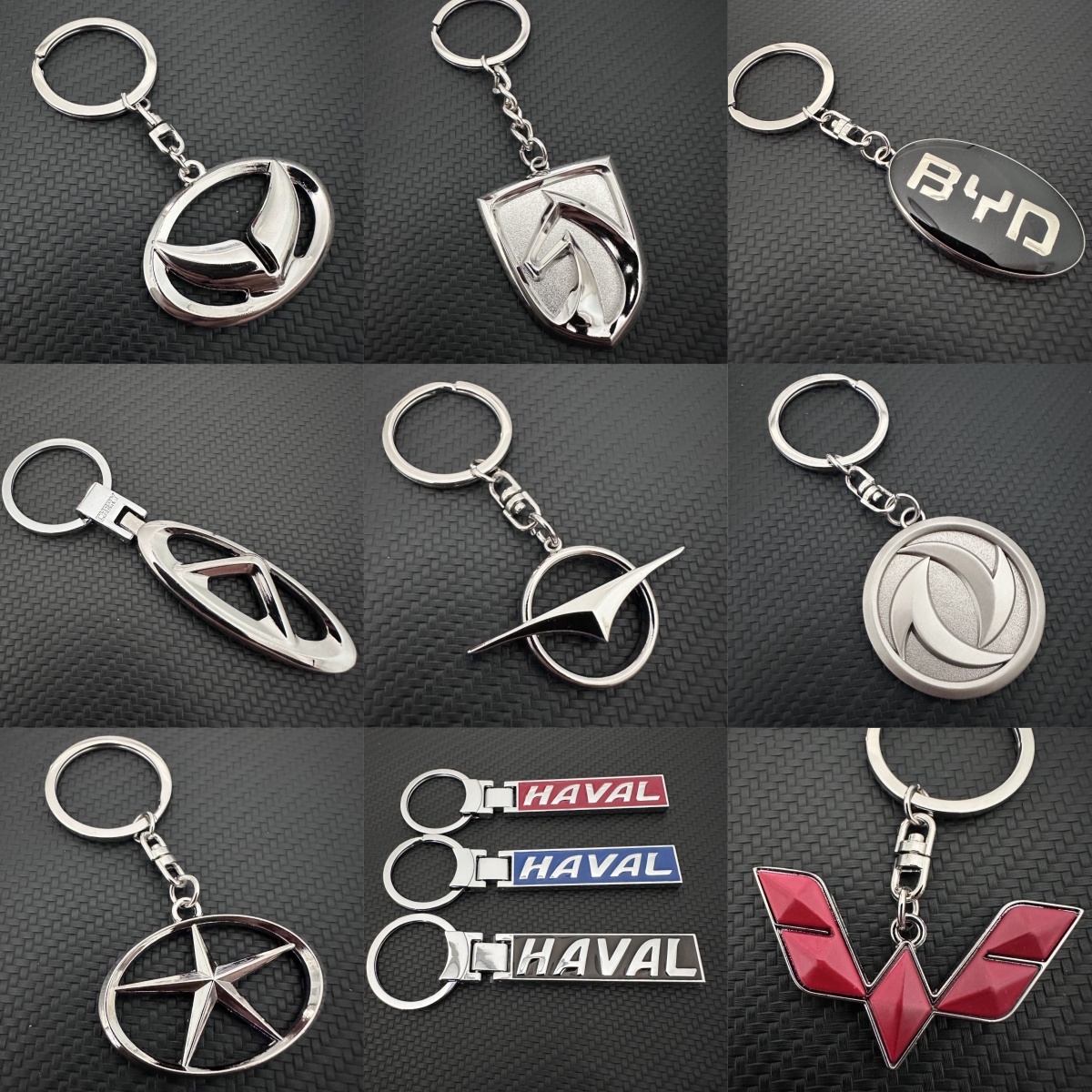 Chinese Brand Car Logo Keychain Keyring Keyfob Netby